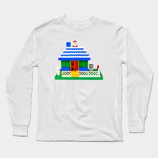 Minifigure Santa on the Chimney Long Sleeve T-Shirt